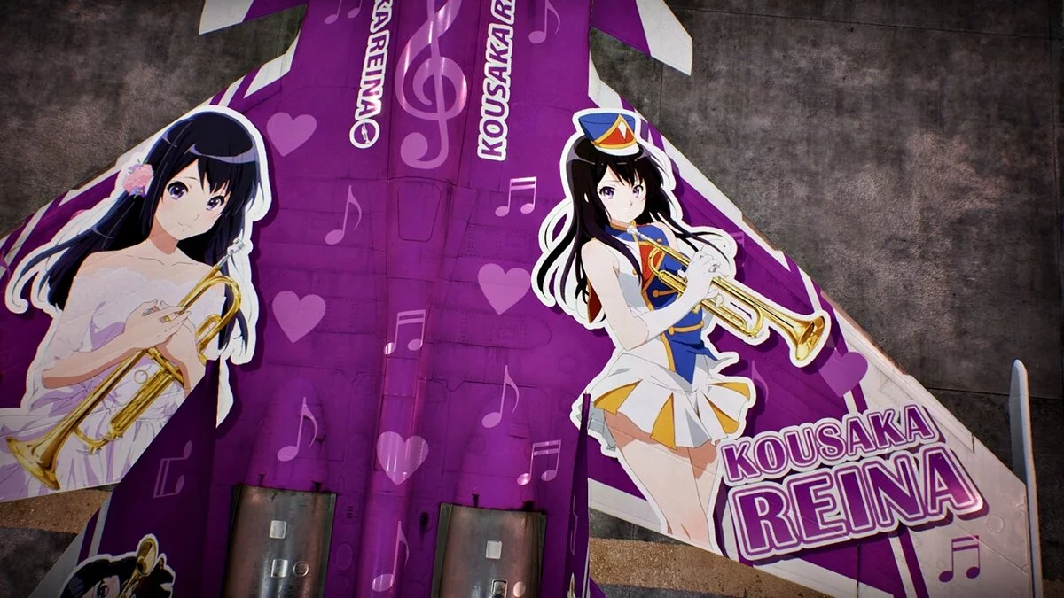 Ace Combat 7: Skies Unknown — Раскраска аниме для Су-37