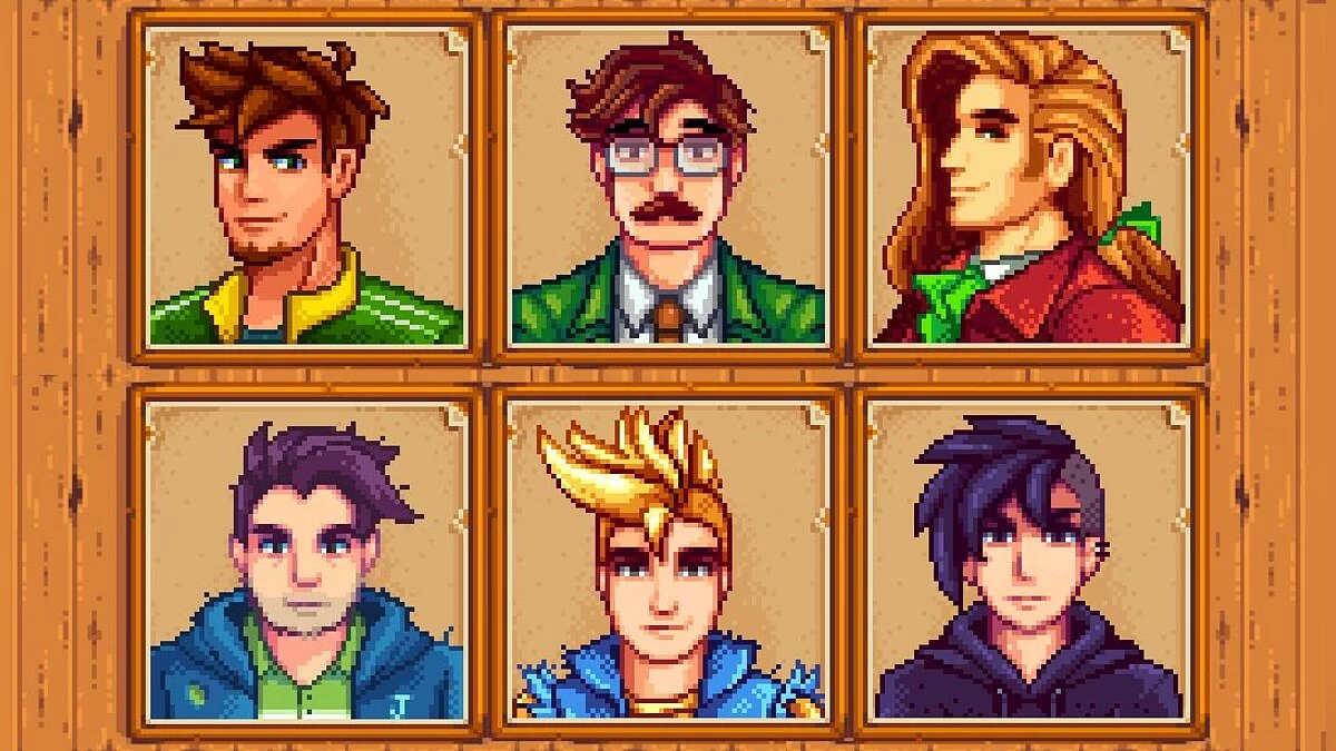 Stardew Valley — Улучшенные портреты холостяков