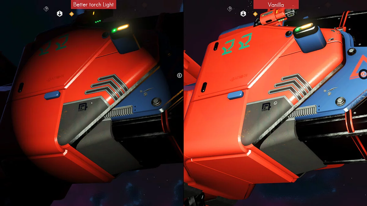 No Man&#039;s Sky — Улучшенный свет от фонарика