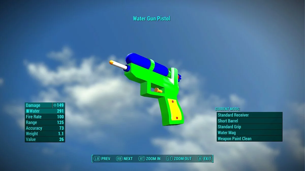 Fallout 4: Game of the Year Edition — Водяной пистолет 