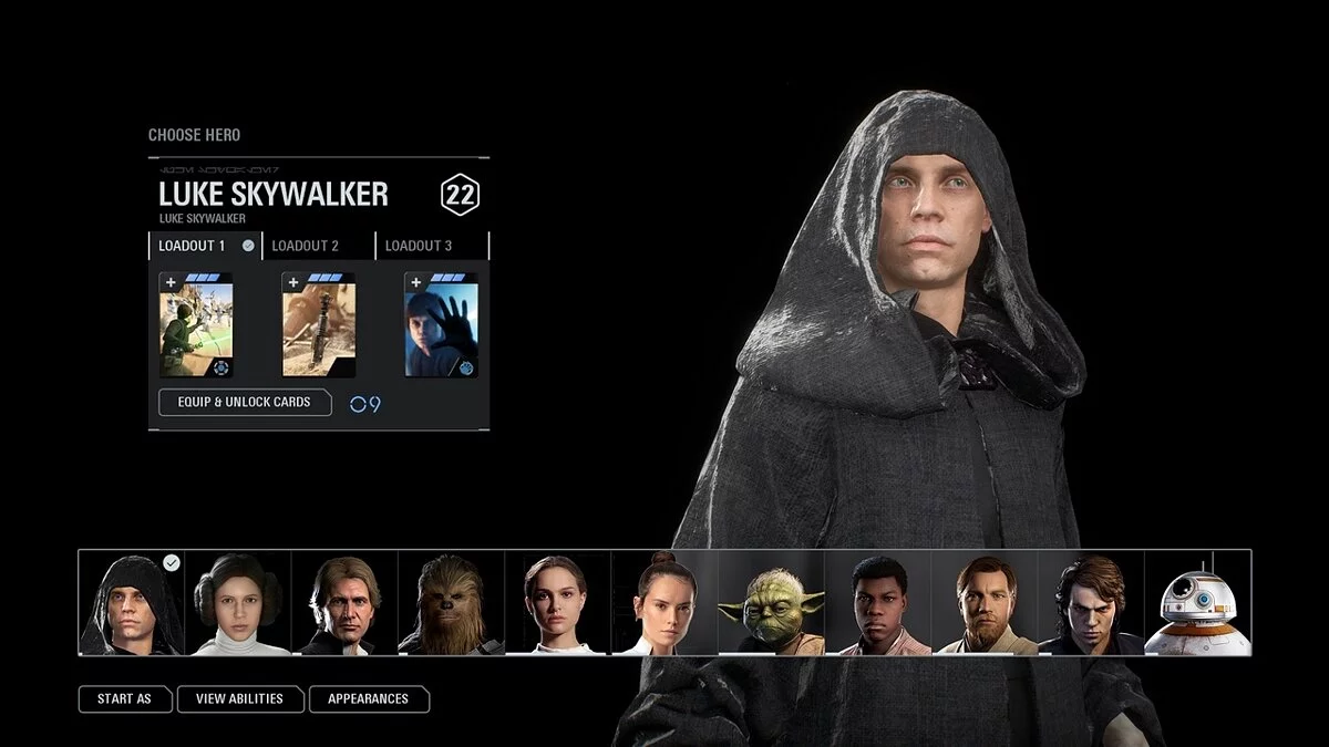 Star Wars: Battlefront 2 — Люк с капюшоном