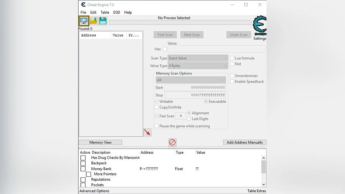 Таблица для Cheat Engine [UPD: 21.07.2020]