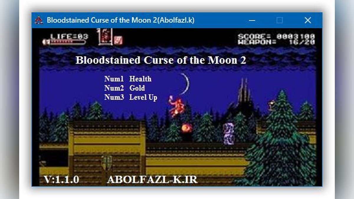 Bloodstained: Curse of the Moon 2 — Трейнер (+3) [1.0]