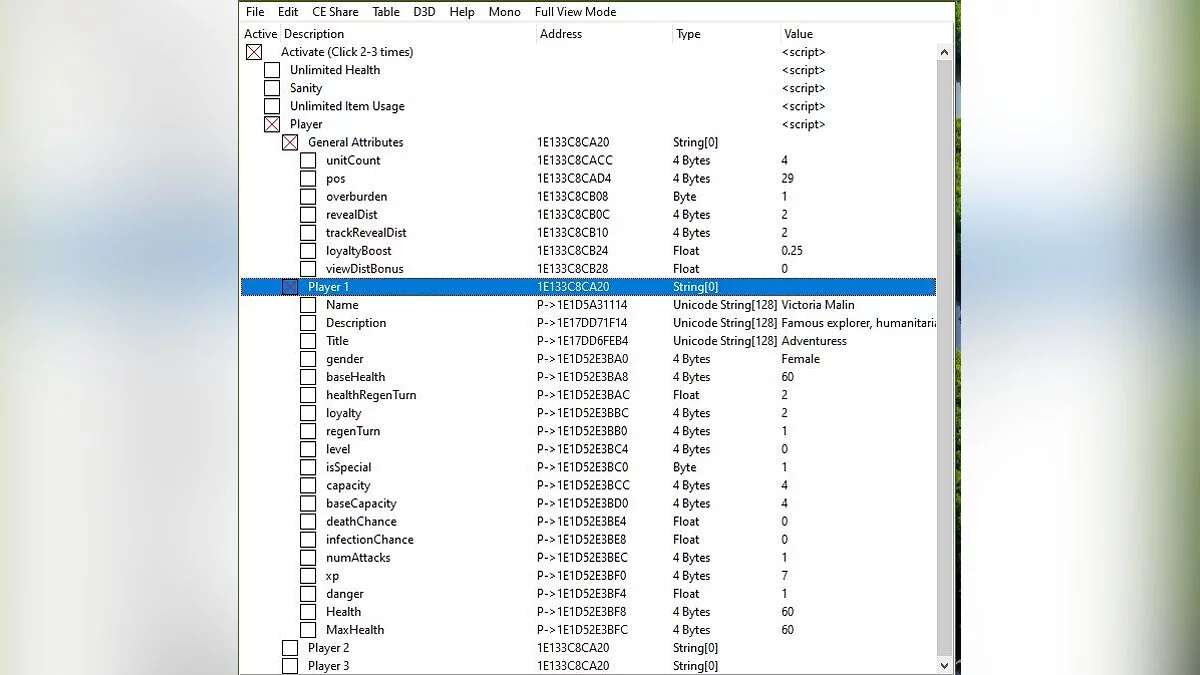 Curious Expedition 2 — Таблица для Cheat Engine [0.7.12]