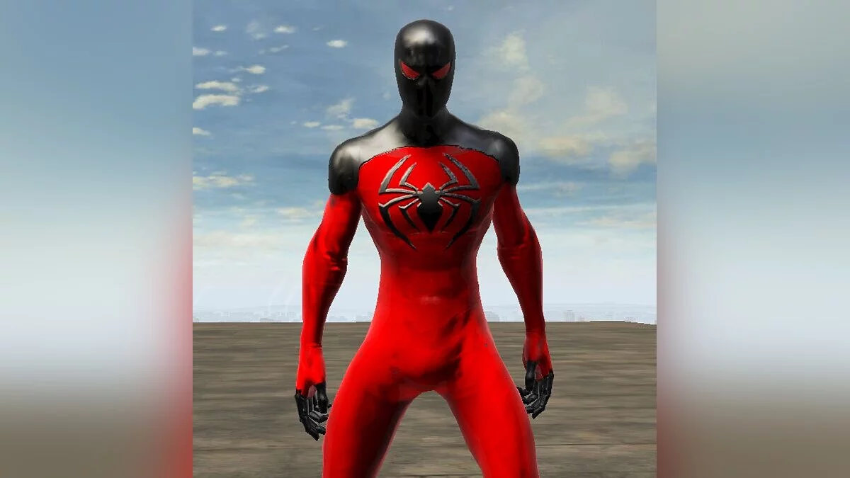 Spider-Man: Web of Shadows (2008) — Scarlet Kaine Suit (Алый паук Каин)