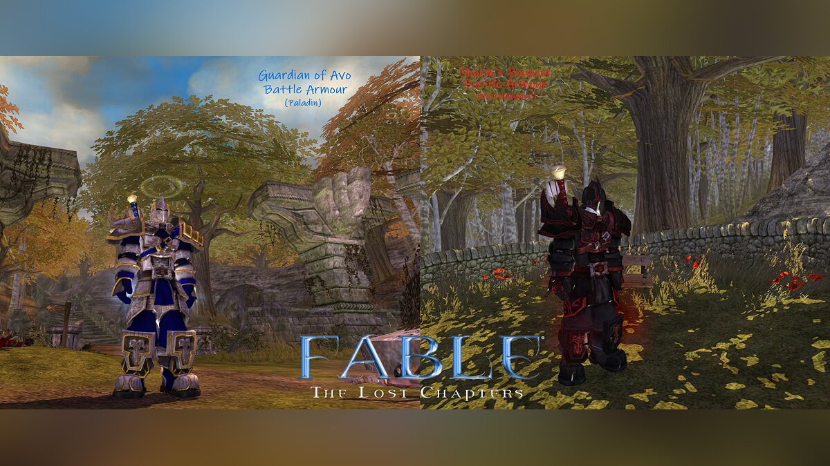 Fable: The Lost Chapters — Ретекстур брони паладина и некроманта