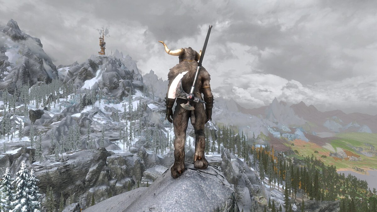 Elder Scrolls 5: Skyrim Special Edition — Амулет Белхарзы - игра за минотавра
