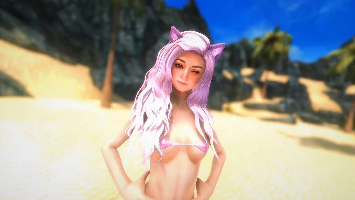 Elder Scrolls 5: Skyrim Special Edition — Пресет в виде Belle Delphine