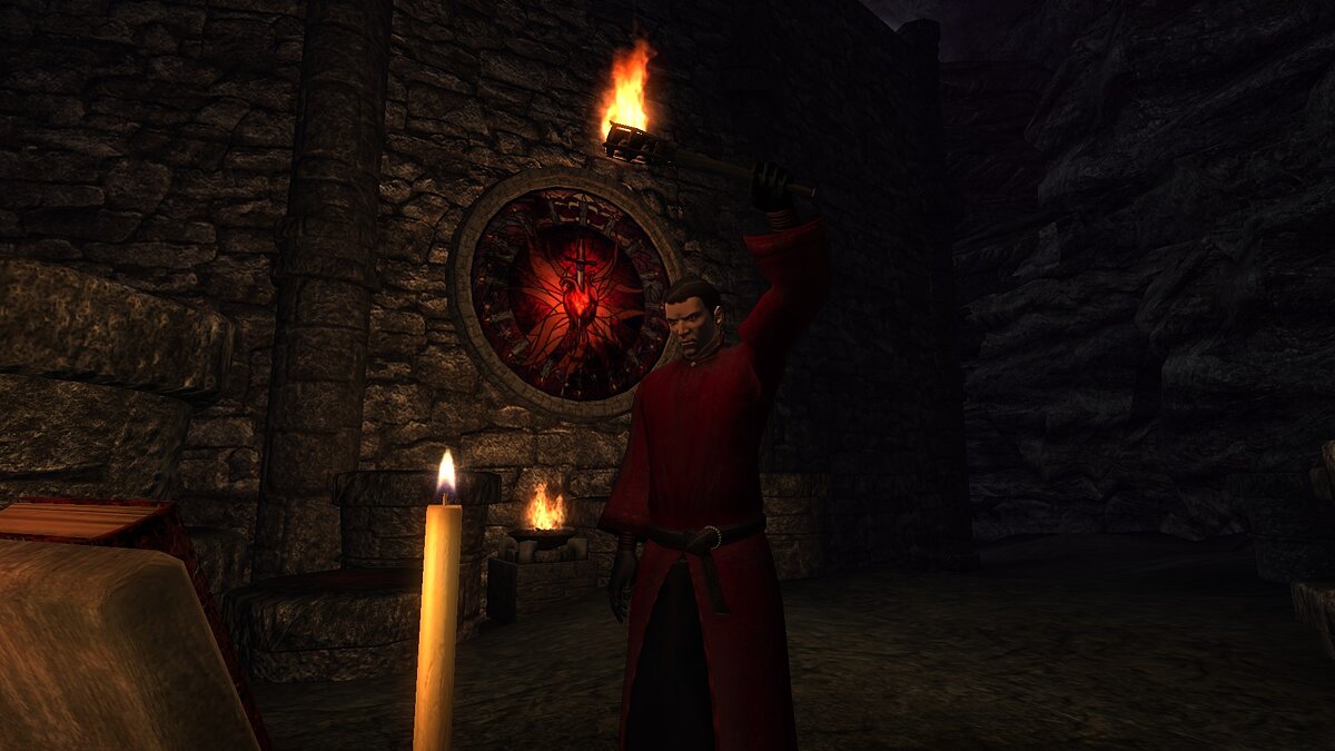 The Elder Scrolls 4: Oblivion — Факел над головой