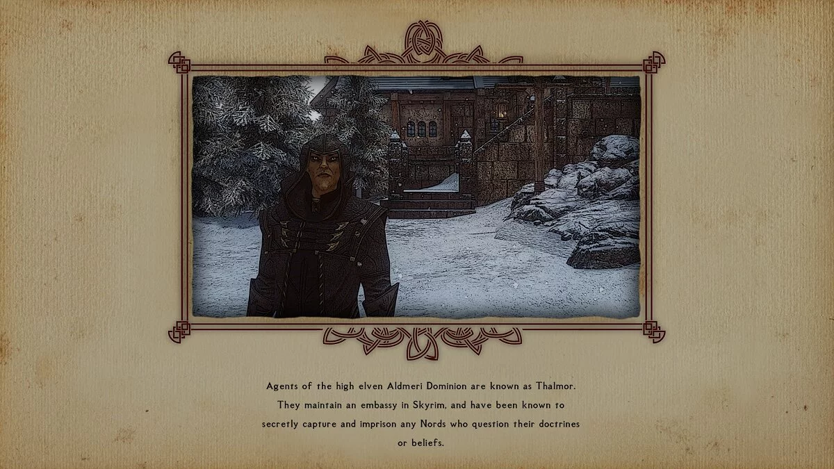 The Elder Scrolls 5: Skyrim Legendary Edition — Экраны загрузки в стиле «TES 4: Oblivion»