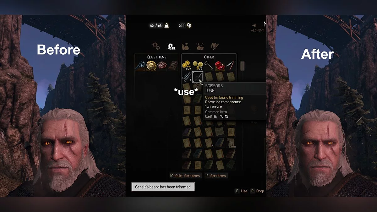 The Witcher 3: Wild Hunt - Complete Edition — Ножницы для бороды