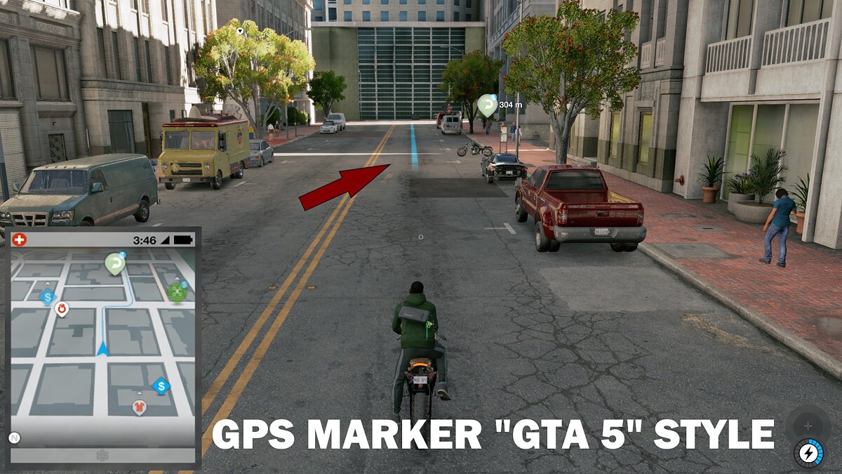 Watch Dogs 2 — GPS-маркер как в GTA 5