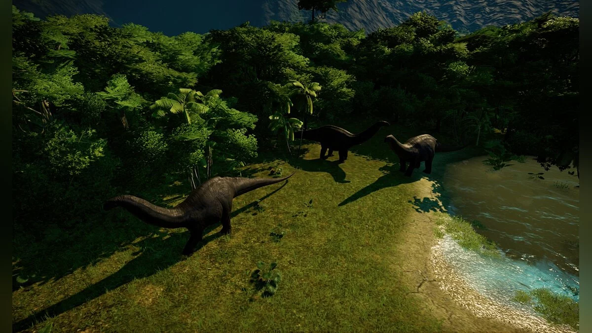 Jurassic World Evolution — Ретро-бронтозавр