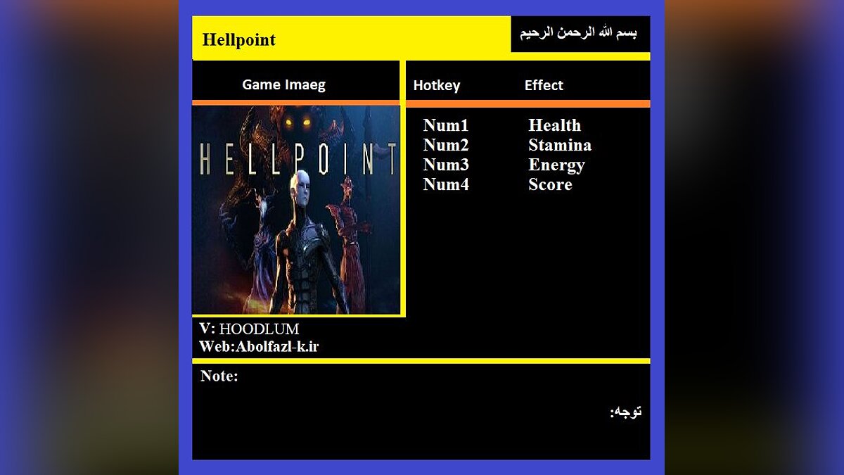 Hellpoint — Трейнер (+4) [1.0: HOODLUM]