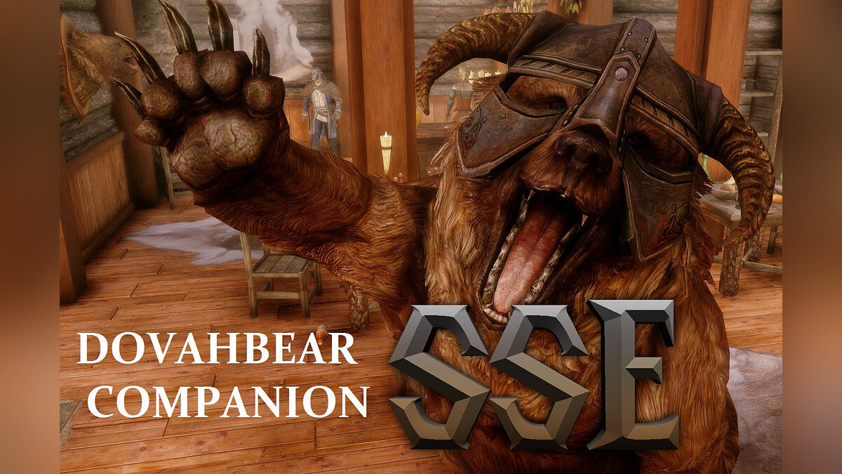 Elder Scrolls 5: Skyrim Special Edition — Компаньон медведь-довакин