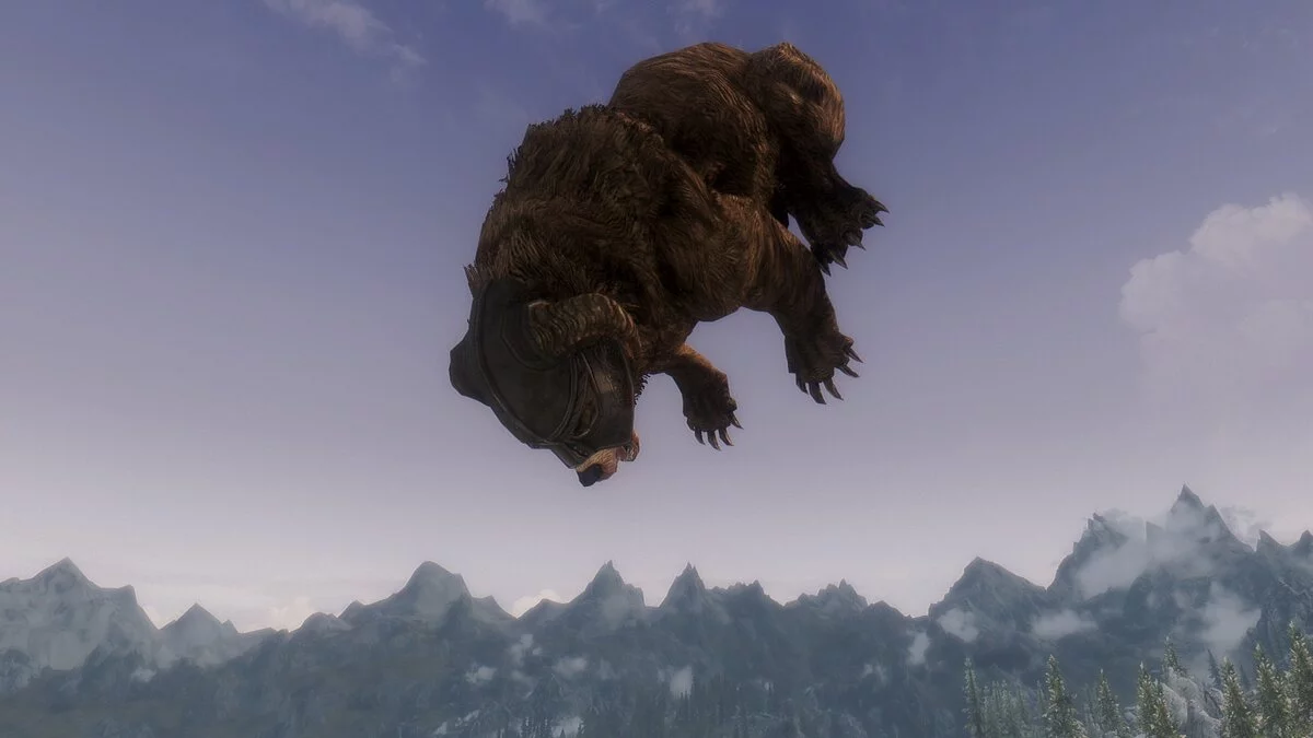 Elder Scrolls 5: Skyrim Special Edition — Компаньон медведь-довакин