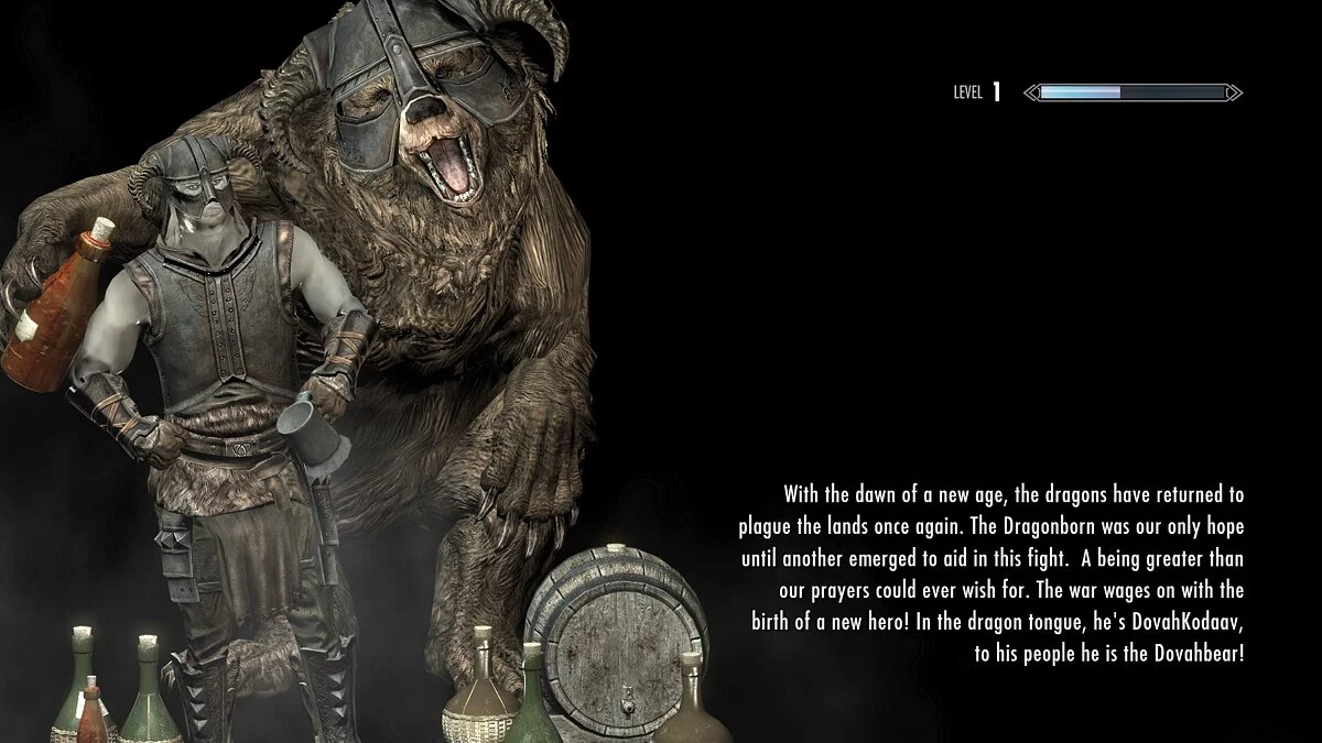 Elder Scrolls 5: Skyrim Special Edition — Компаньон медведь-довакин