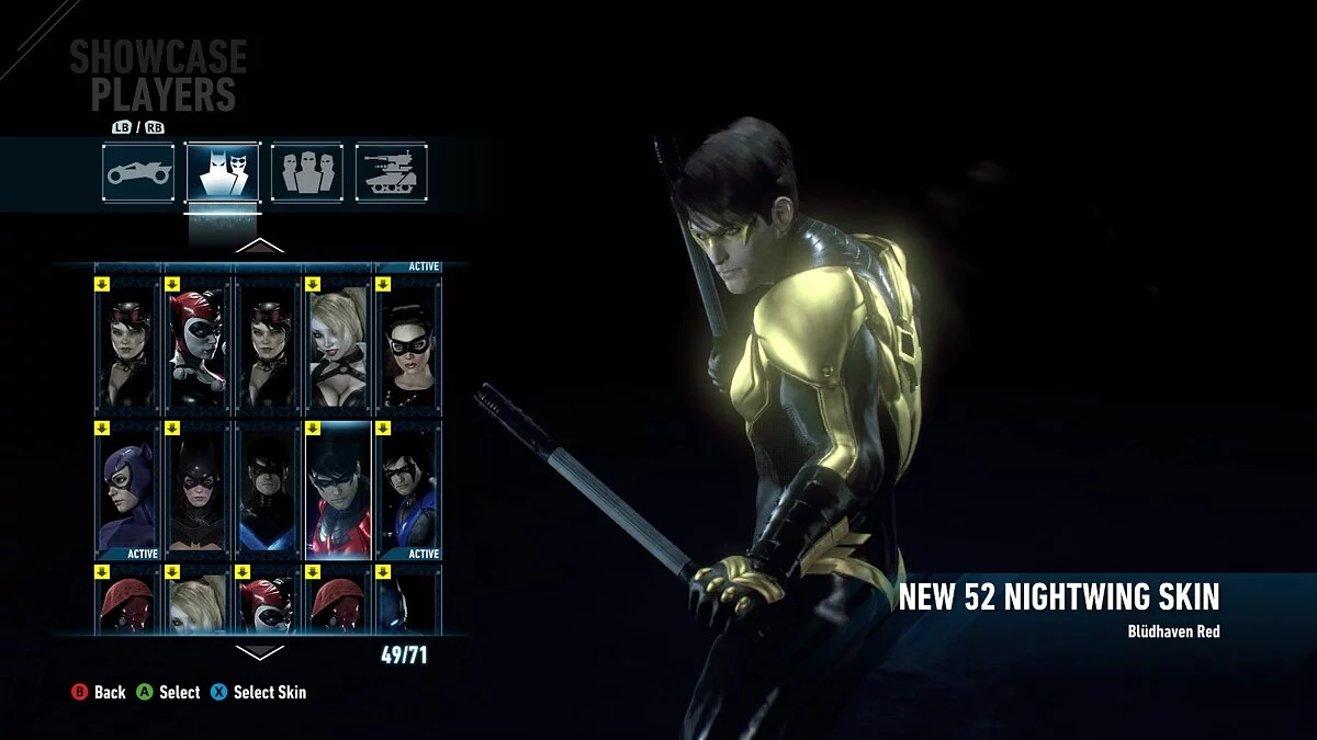 Batman: Arkham Knight Game of the Year Edition — Черно-золотой Найтвинг