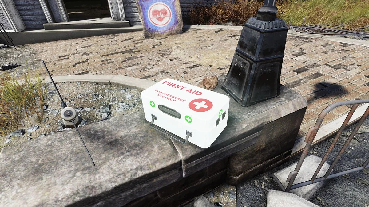Fallout 76 — Светящиеся сумки врача и аптечки 