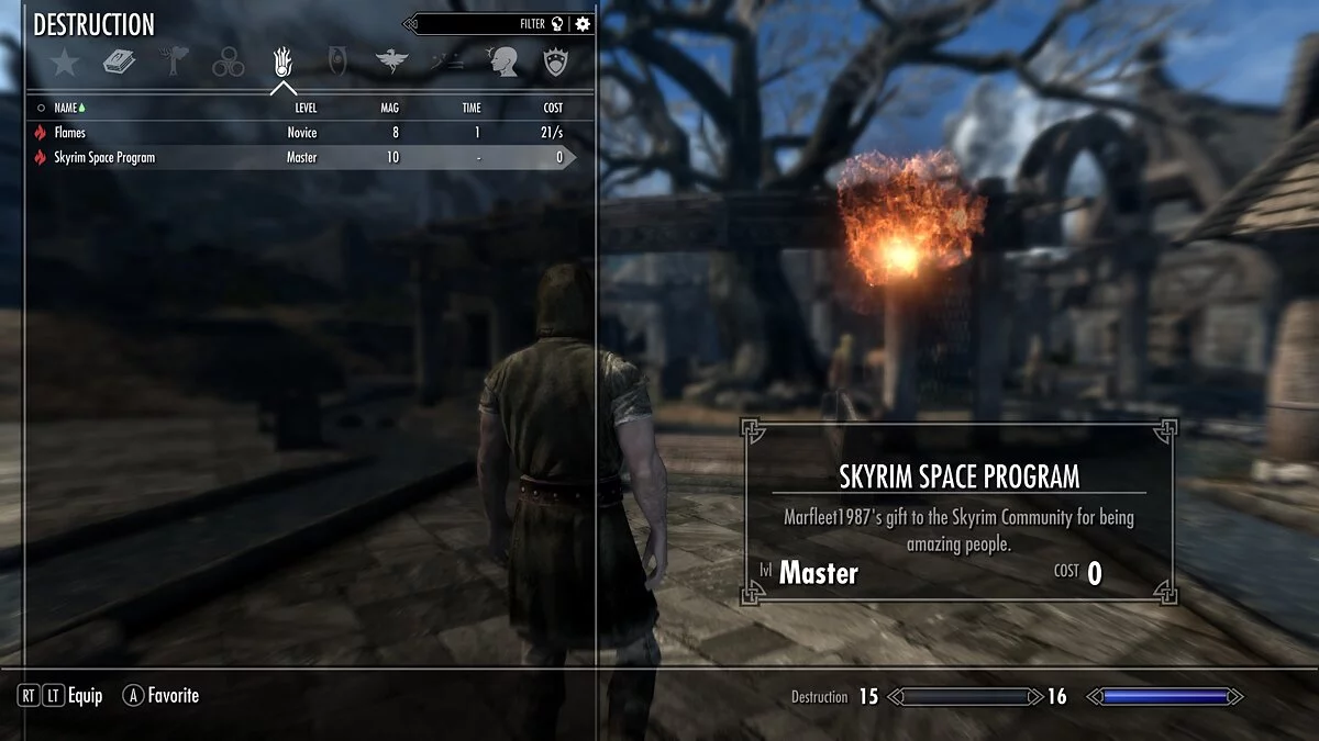 Elder Scrolls 5: Skyrim Special Edition — Космическая программа Скайрима