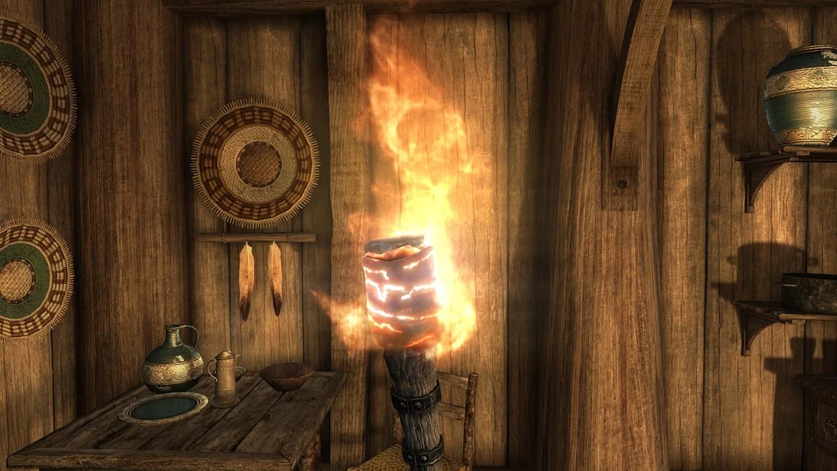 Elder Scrolls 5: Skyrim Special Edition — Постобработка факелов
