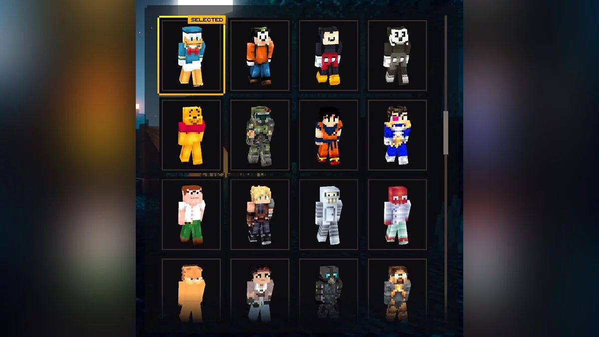 Minecraft Dungeons — Огромное количество новых костюмов