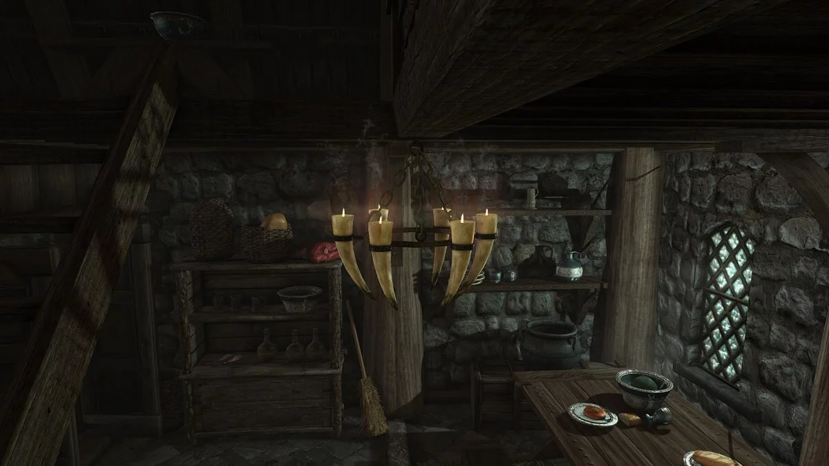 Elder Scrolls 5: Skyrim Special Edition — Эффект бликов от огня