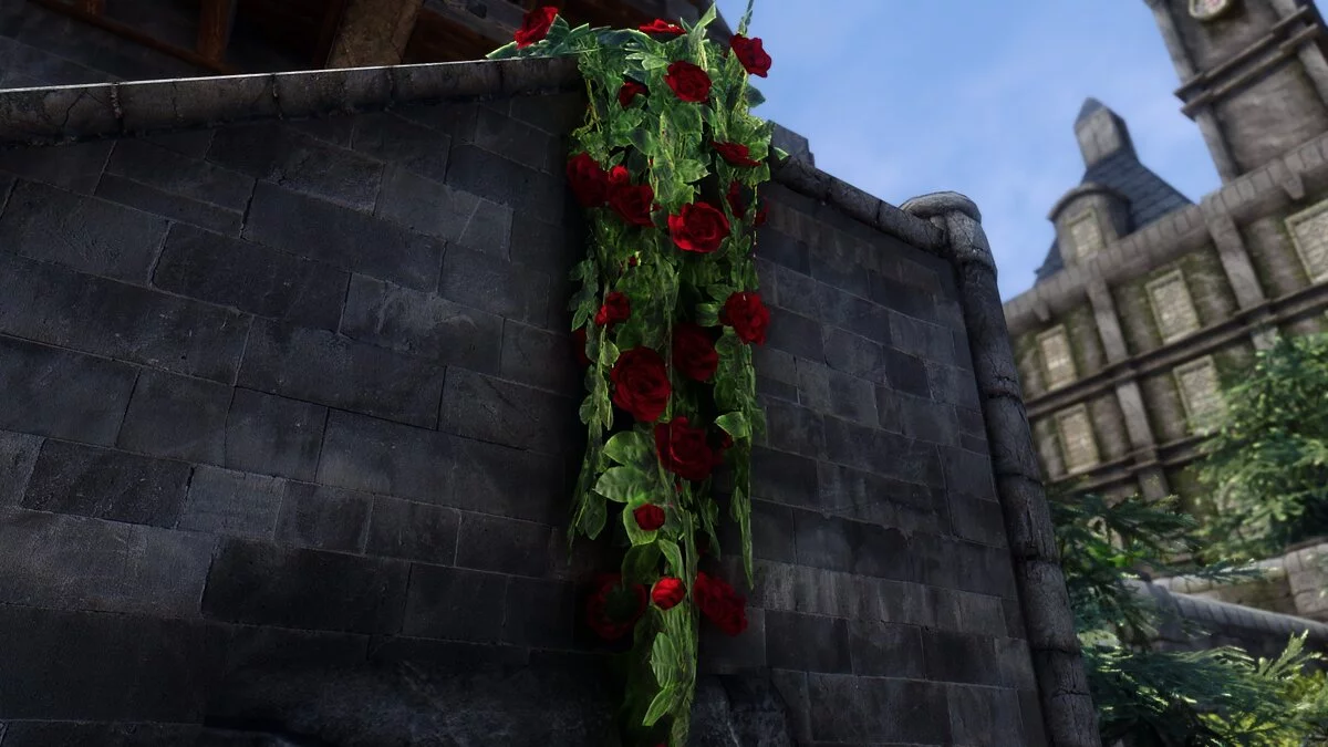 Elder Scrolls 5: Skyrim Special Edition — Плетистые розы вместо висячего мха