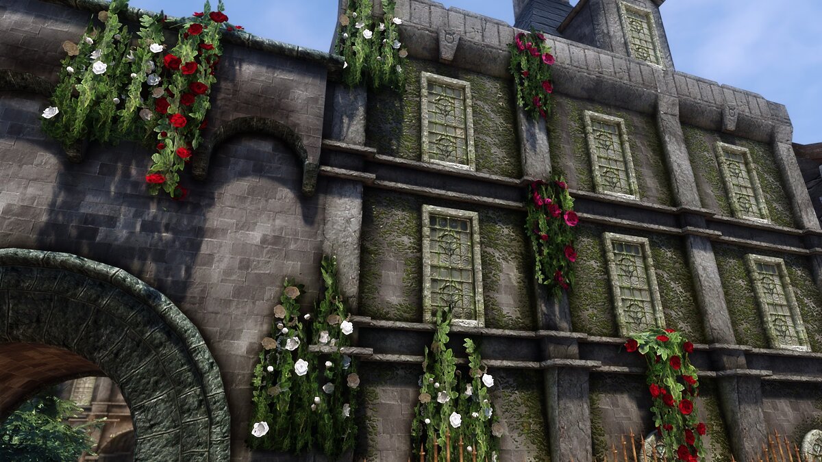Elder Scrolls 5: Skyrim Special Edition — Плетистые розы вместо висячего мха