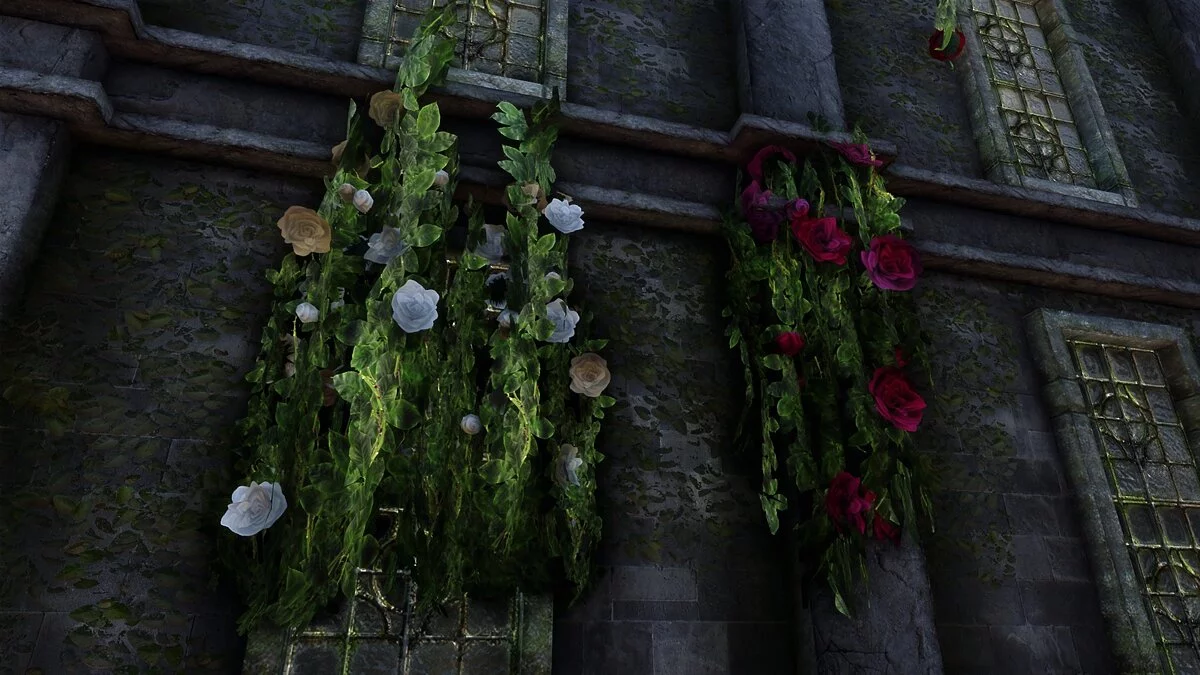 Elder Scrolls 5: Skyrim Special Edition — Плетистые розы вместо висячего мха