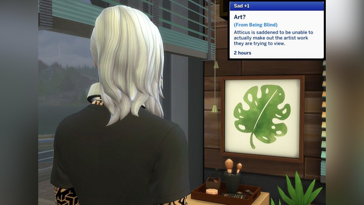 The Sims 4 — Черта характера — незрячий