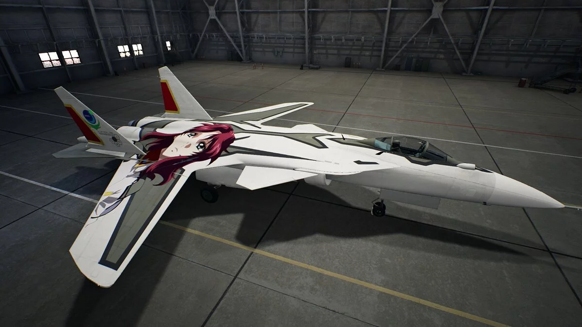 Ace Combat 7: Skies Unknown — Раскраска в стиле игры «Mobile Suit Gundam»