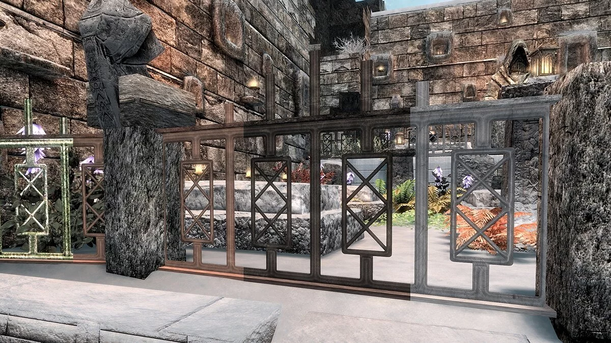 Elder Scrolls 5: Skyrim Special Edition — Улучшенные металлические ограждения в Виндхельме