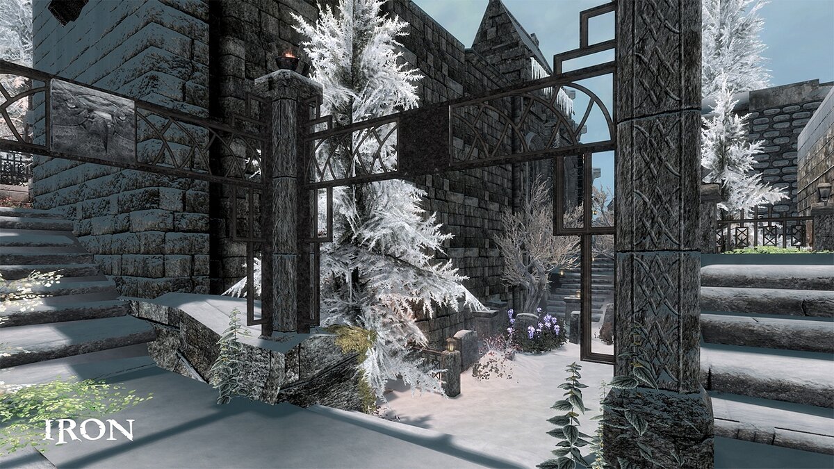 Elder Scrolls 5: Skyrim Special Edition — Улучшенные металлические ограждения в Виндхельме