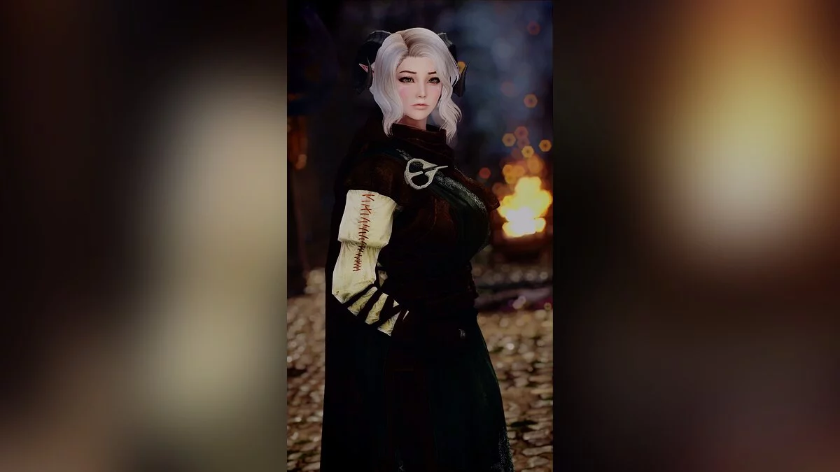 Elder Scrolls 5: Skyrim Special Edition — Одежда алхимика с физикой