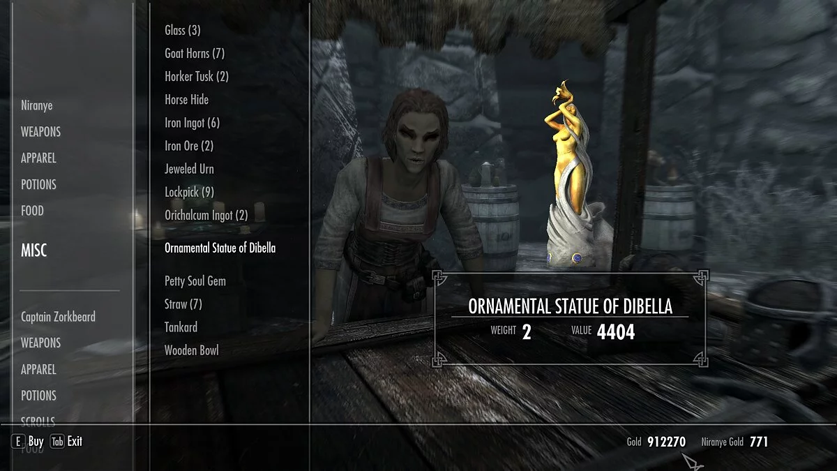 The Elder Scrolls 5: Skyrim Legendary Edition — Уникальные предметы для интерьера