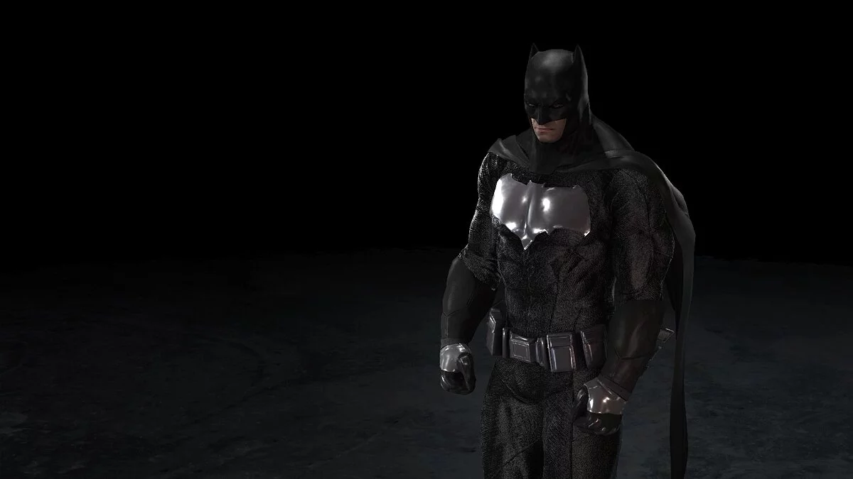 Batman: Arkham Knight Game of the Year Edition — Костюм черный с серебряными вставками