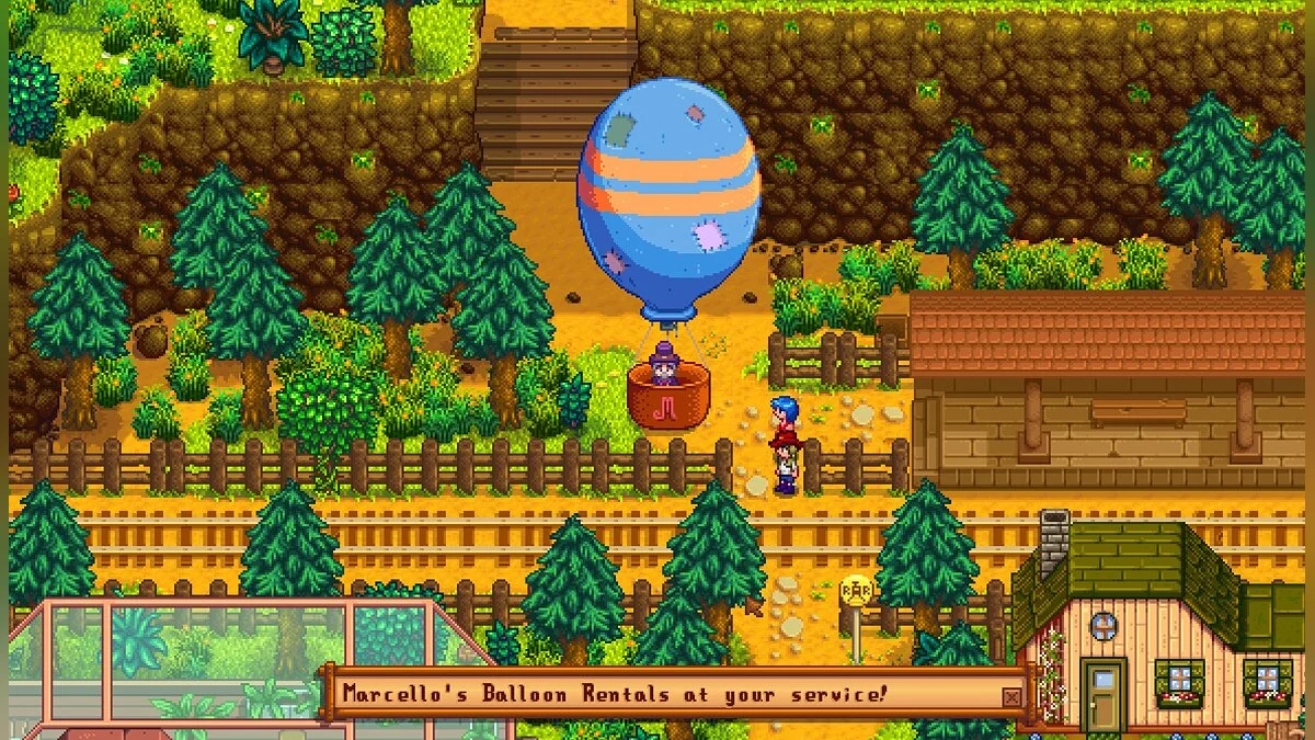 Stardew Valley — Полет на воздушном шаре