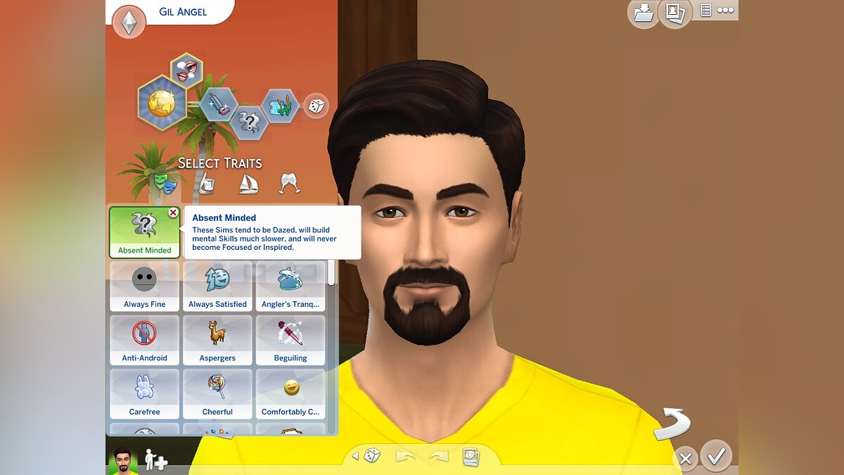 The Sims 4 — Черта характера — рассеянность