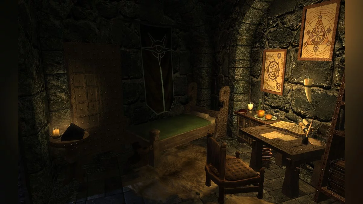 The Elder Scrolls 5: Skyrim Legendary Edition — Уютная личная комната в коллегии