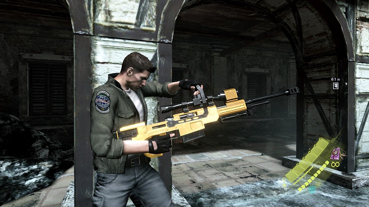 Resident Evil 6 — Золотая винтовка антиматерии