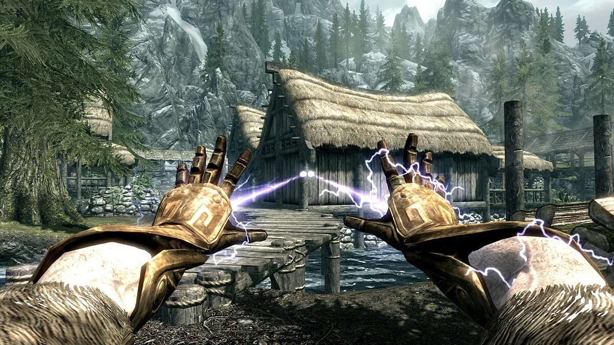 Elder Scrolls 5: Skyrim Special Edition — Заклинание-луч 