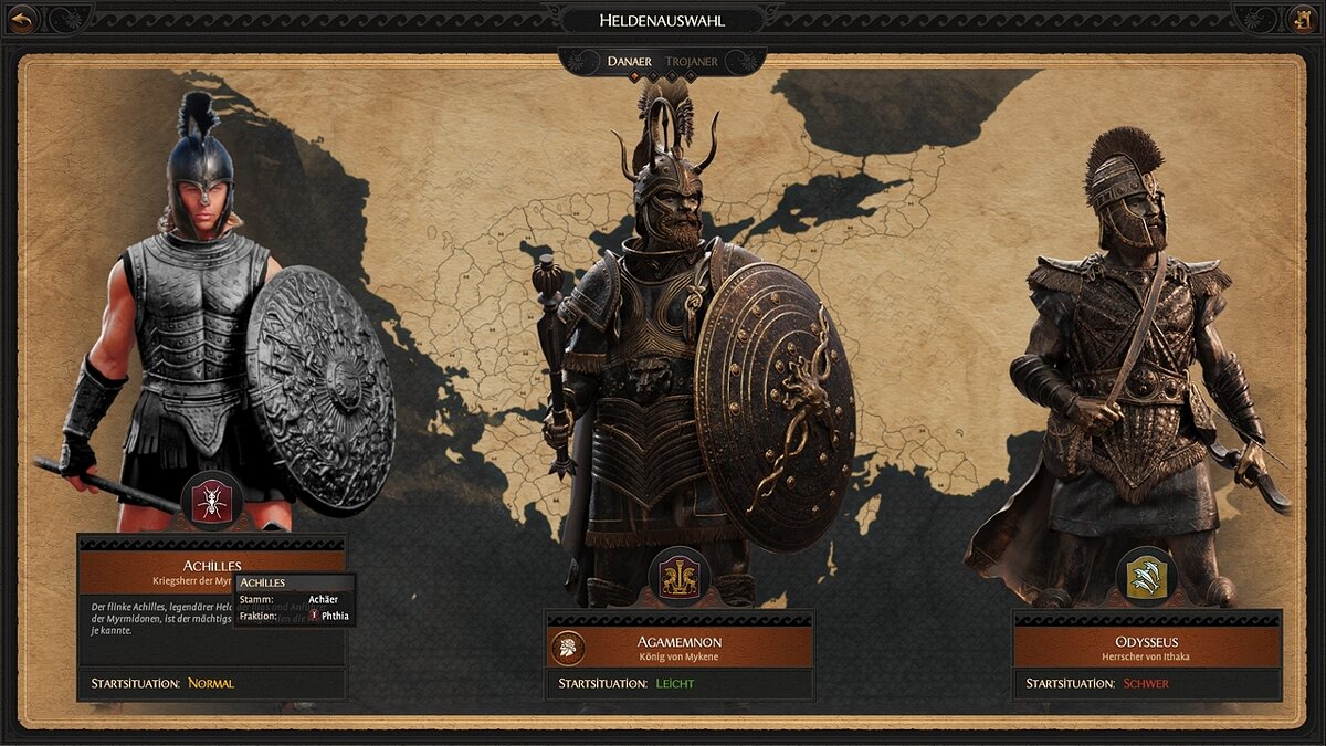 Total War Saga: Troy — Новые портреты героев