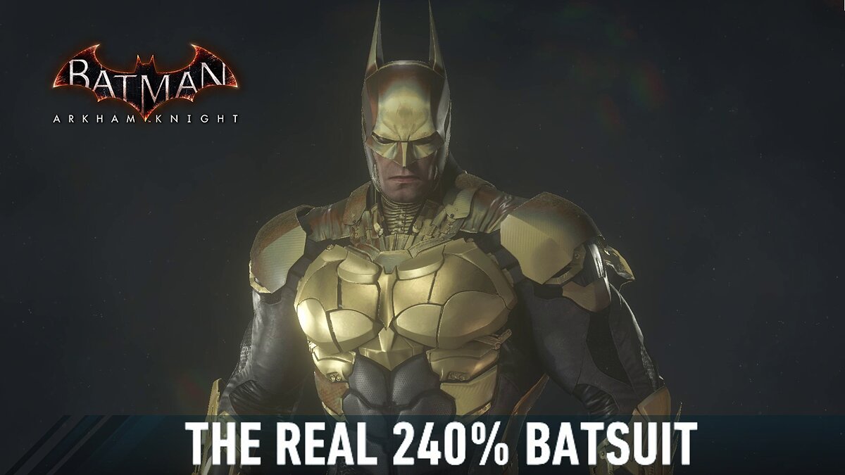 Batman: Arkham Knight Game of the Year Edition — Позолоченный боевой костюм