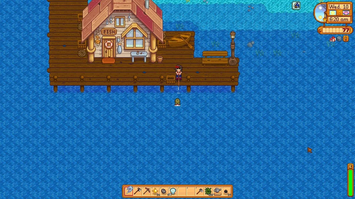 Stardew Valley — Плавание