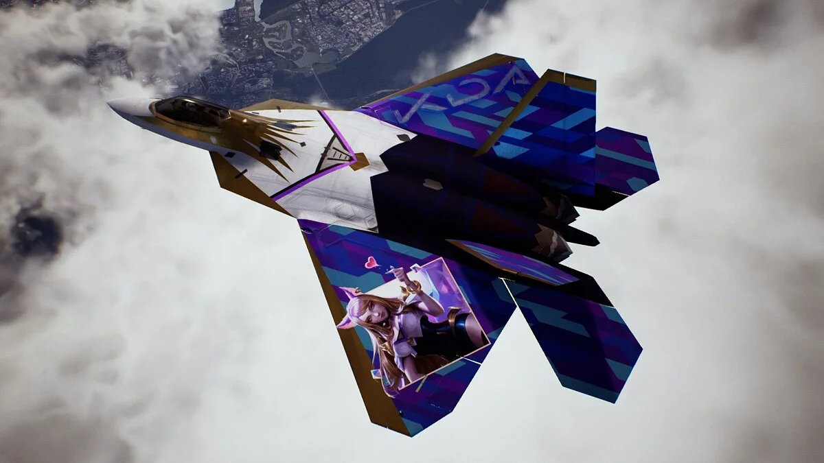 Ace Combat 7: Skies Unknown — Раскраска в стиле игры League of Legends