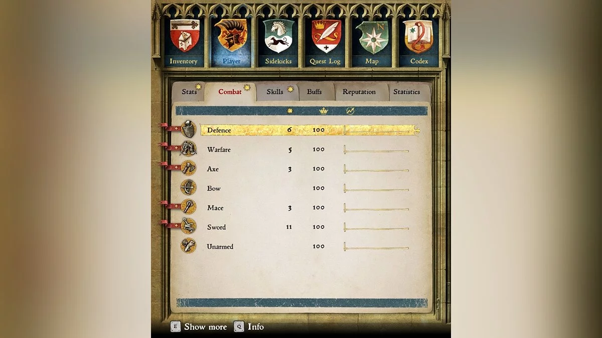 Kingdom Come: Deliverance - Royal Edition — Ограничитель навыков до 100