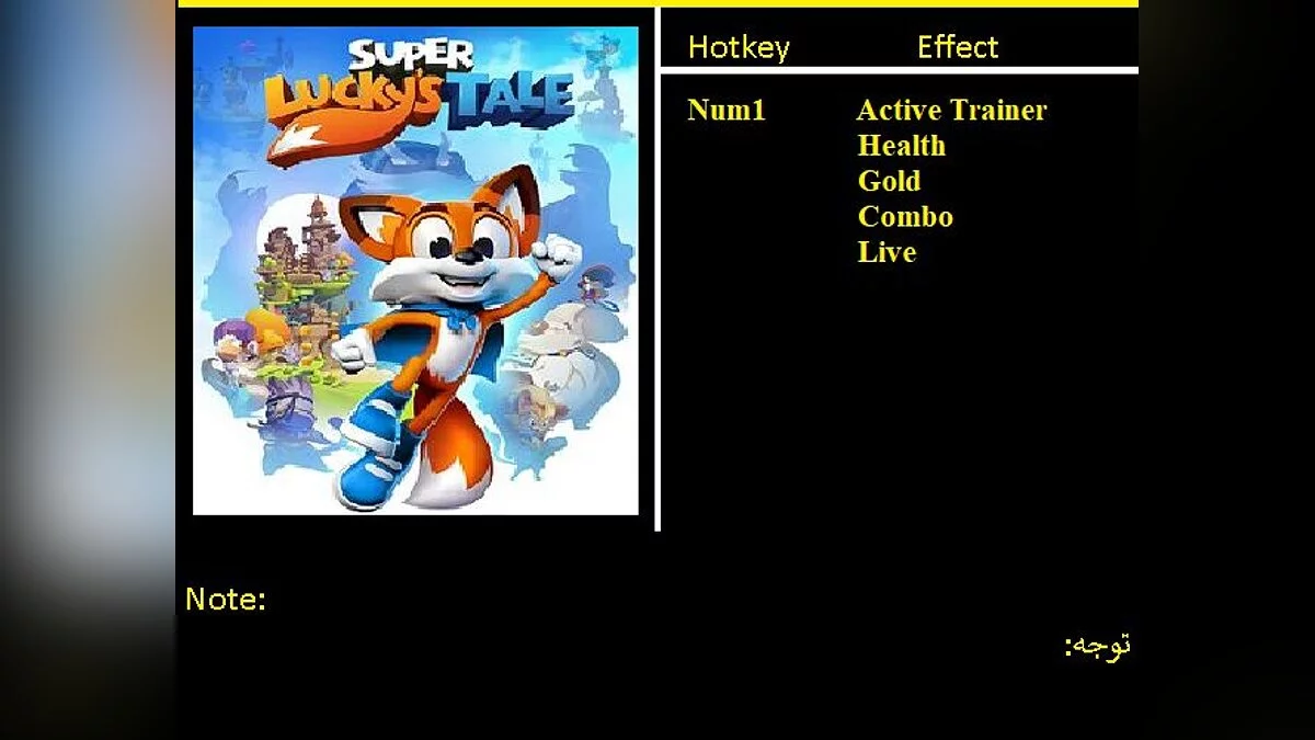 New Super Lucky&#039;s Tale — Трейнер (+4) [1.0]