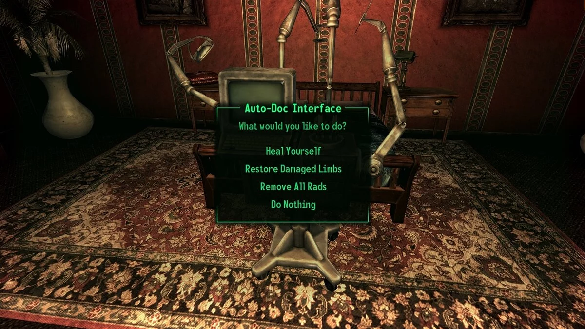 Fallout: New Vegas — Авто-док в президентском люксе