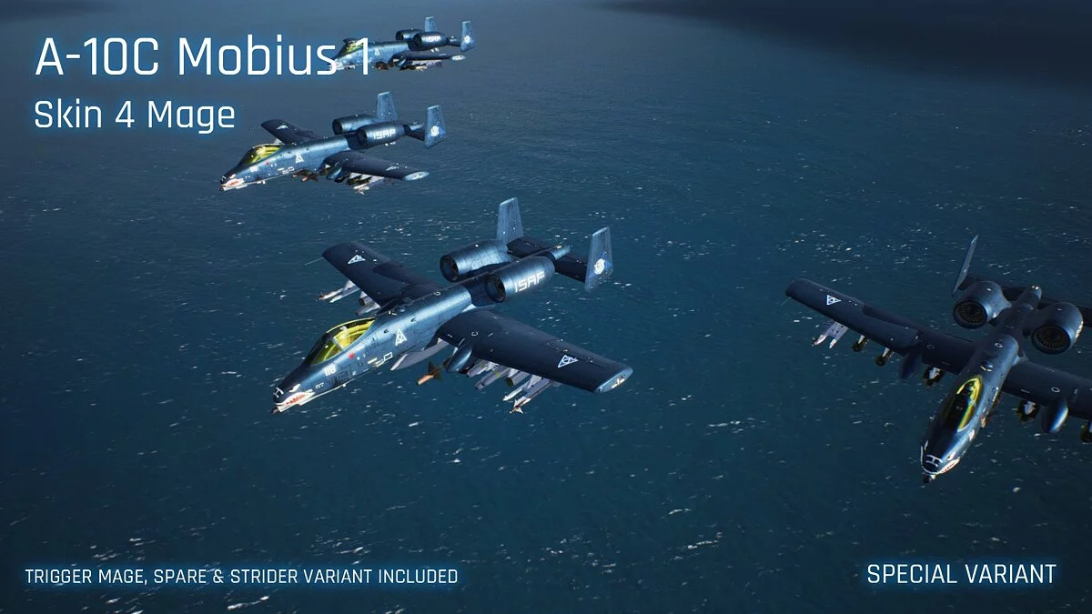 Ace Combat 7: Skies Unknown — Тонированное покрытие для A-10C Mobius